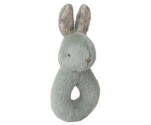 Rabbit rattle set - Mint