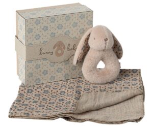 Bunny rattle set - Powder