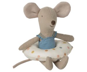 Beach mouse with float, Little sister - Multi dot