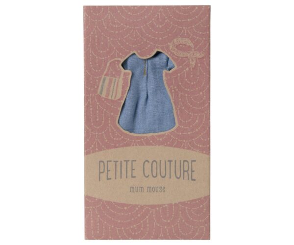 Denim dress and bag, Mum mouse