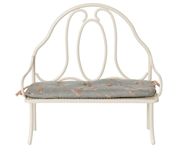 Vintage bench, Miniature - Off white