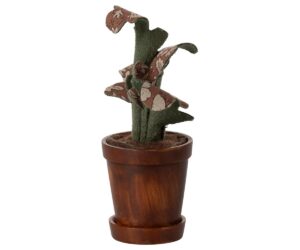 Flower pot with plant, Miniature