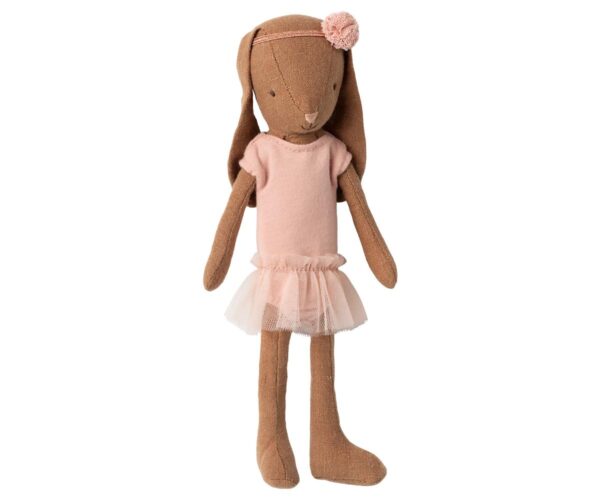Bunny, Size 1 - Chocolate brown - Ballet suitand skirt rose
