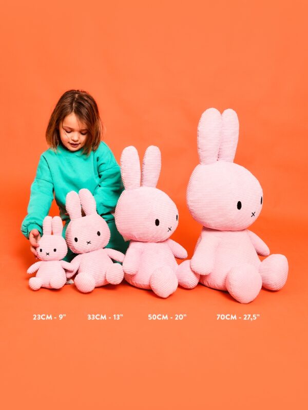 Miﬀy Corduroy 23cm, Pink