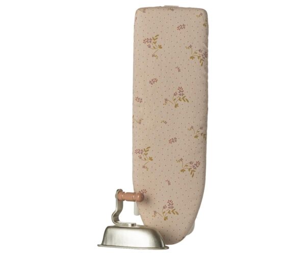 Iron and ironing board, Miniature - Off white