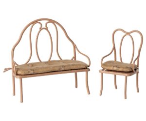 Vintage chair, Mini - Dark powder