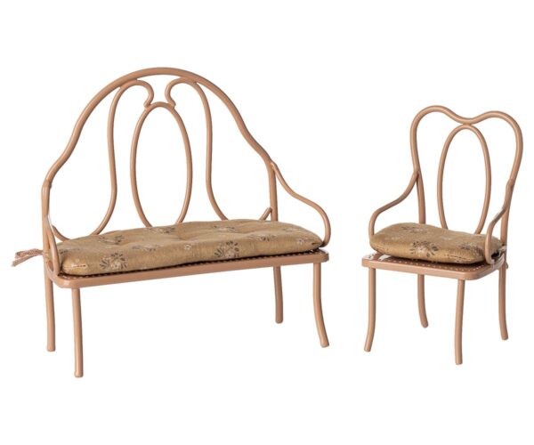 Vintage chair, Mini - Dark powder