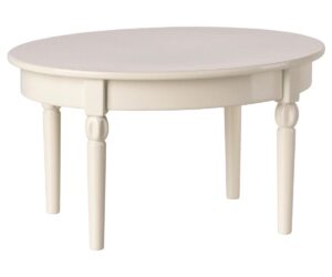 Vintage dining table, Mouse - Off white