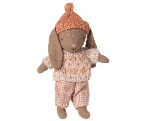 Winter bunny, Micro - Brown - Rose