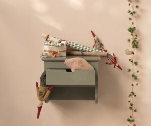 Gift wrap, 10 m - Cherry - Red