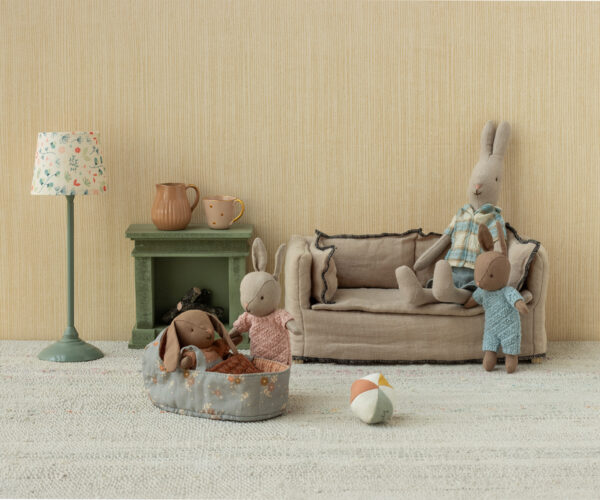 Bunny set, Micro - Brown - Dusty rose
