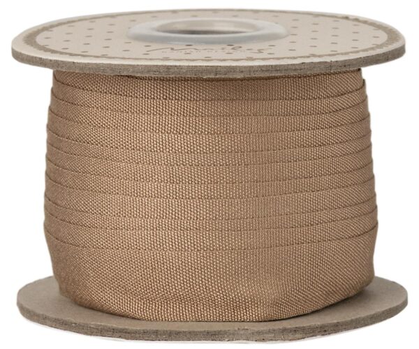 Ribbon, W: 13 mm x L: 10 m - Soft brown