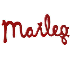 Maileg wooden logo - Red