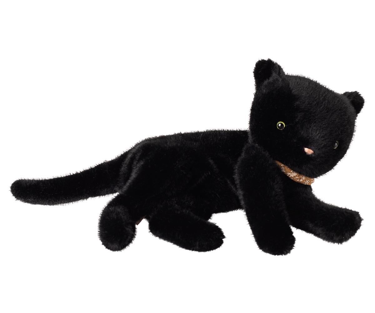 Sleeping kitten plush, Medium - Grey