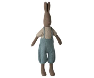 Rabbit, Size 3 - Brown - Knitted shirt and overall