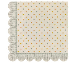 Napkin, Multi Dots - Blue