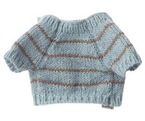 Puppy supply, Small, Knitted sweater - Dustyblue