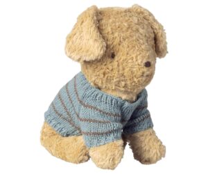 Puppy supply, Small, Knitted sweater - Dustyblue