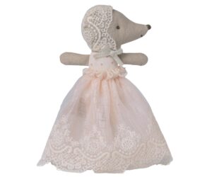 Baby mouse in gown - Powder