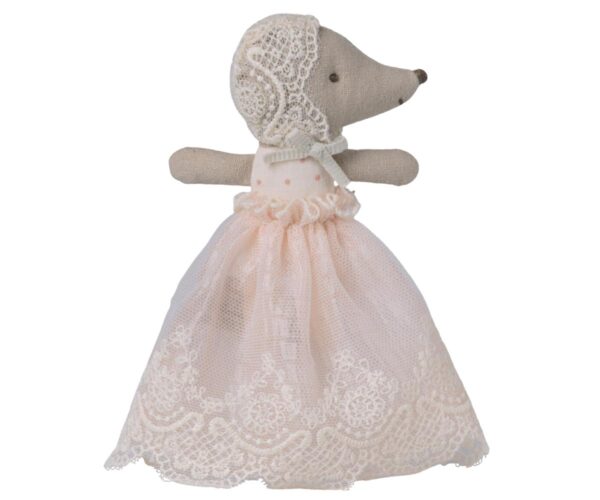Baby mouse in gown - Powder