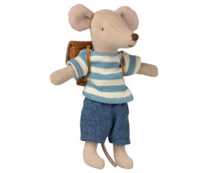 Clothes and bag, Big brother mouse - Brown