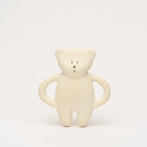 MOONIE NATURAL RUBBER TEETHER BEAR POLAR