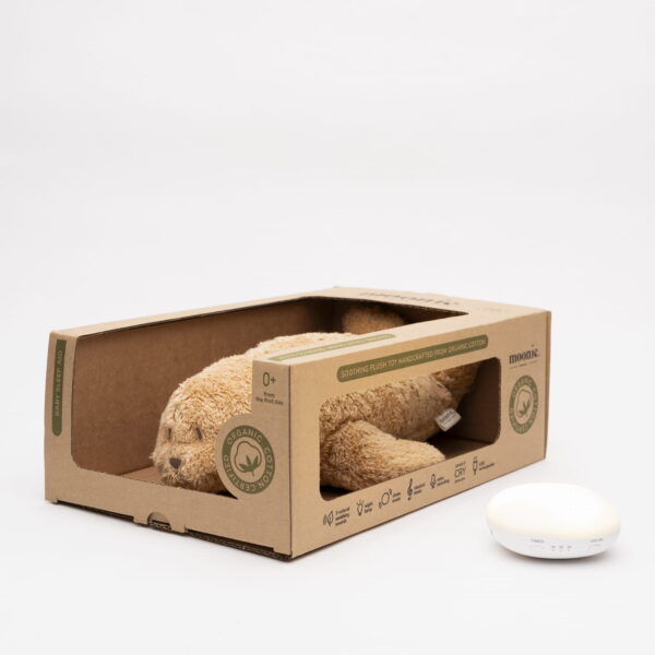 MOONIE Organic Humming Seal, Cappuccino